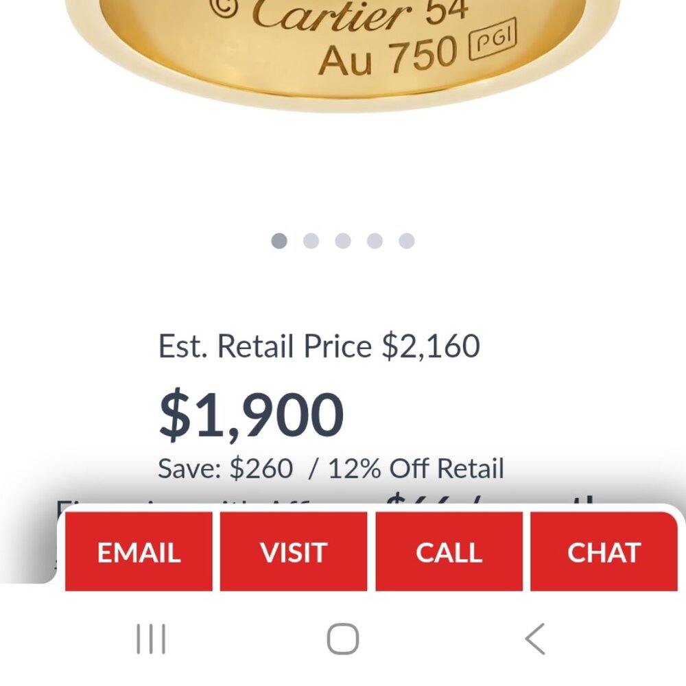Cartier LOVE Ring